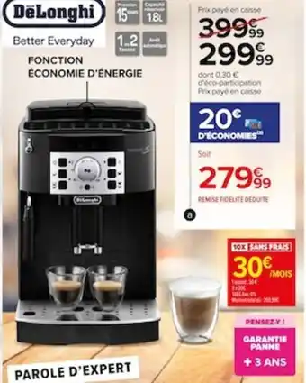 Carrefour Expresso broyeur MAGNIFICAS offre