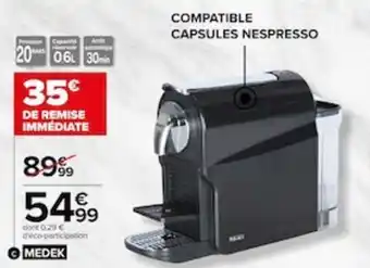 Carrefour Machine a expresso noire offre