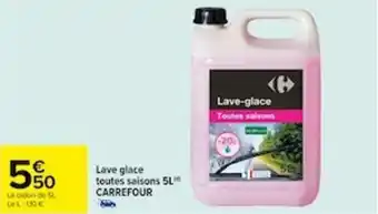 Carrefour Lave glace toutes saisons 5LM CARREFOUR offre