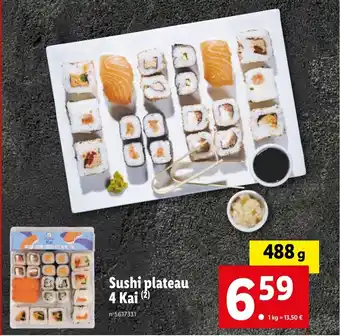Lidl Sushi plateau 4 Kai offre