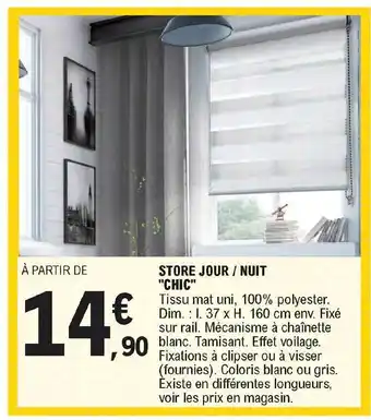 E.Leclerc Brico Store Jour - Nuit "chic" offre