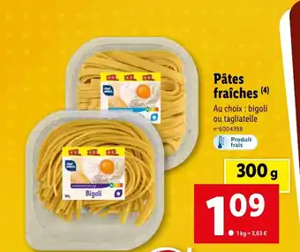 Lidl Pâtes fraîches (4) offre