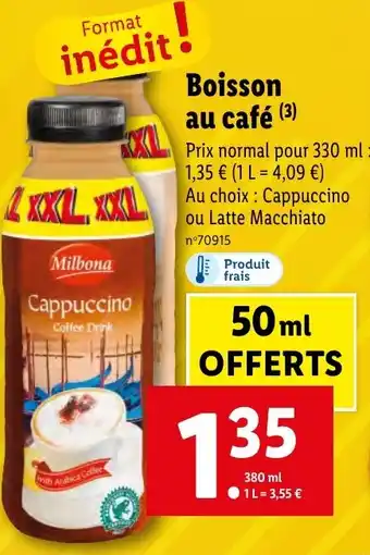 Lidl Boisson au café (3) offre