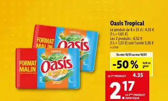 Lidl Oasis Tropical offre