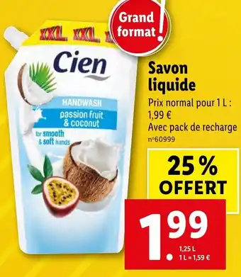 Lidl Savon liquide offre
