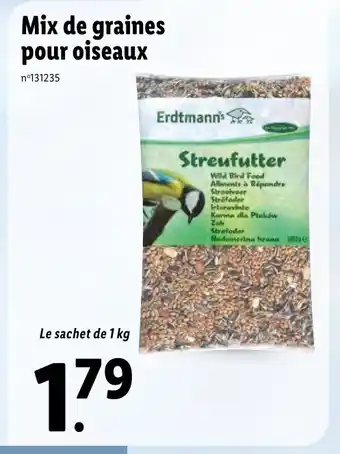 Lidl Mix de graines pour oiseaux offre