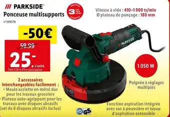 Lidl Ponceuse multisupports offre