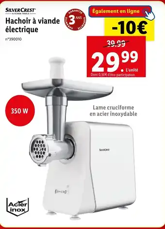 Lidl Hachoir à viande 3AN électrique offre