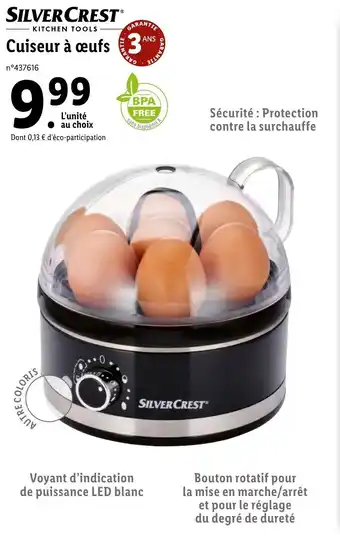 Lidl Cuiseur à œufs offre