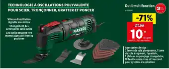 Lidl Outil multifonction offre