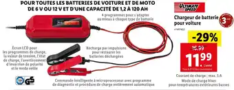 Lidl Chargeur de batterie pour voiture offre