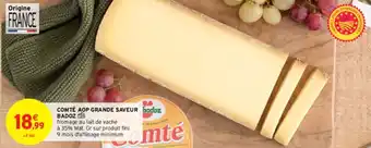 Intermarché COMTÉ AOP GRANDE SAVEUR BADOZ offre