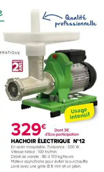 Kiriel HACHOIR ÉLECTRIQUE N°12 offre