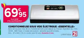 Kiriel CONDITIONNEUSE SOUS VIDE ÉLECTRIQUE «<ESSENTIELLE>> offre