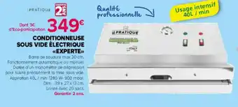 Kiriel CONDITIONNEUSE SOUS VIDE ÉLECTRIQUE <<EXPERTE» offre