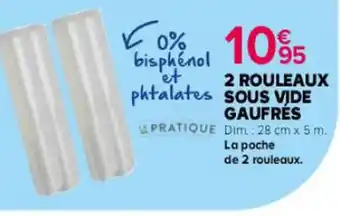 Kiriel 2 ROULEAUX SOUS VIDE GAUFRES offre