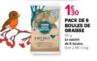 Kiriel PACK DE 6 BOULES DE GRAISSE offre