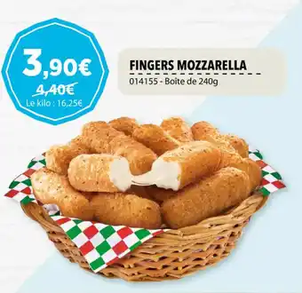 Gel 2000 FINGERS MOZZARELLA offre