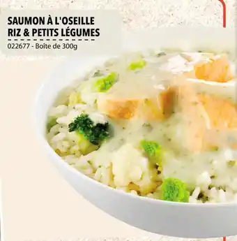 Gel 2000 SAUMON À L'OSEILLE RIZ & PETITS LÉGUMES offre
