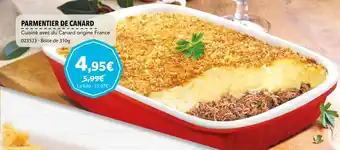 Gel 2000 PARMENTIER DE CANARD offre