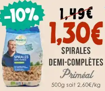 Naturalia SPIRALES DEMI-COMPLÈTES Primeal offre