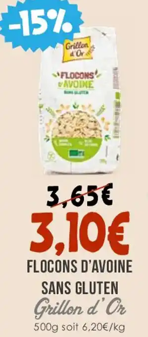 Naturalia FLOCONS D'AVOINE SANS GLUTEN offre