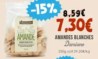 Naturalia AMANDES BLANCHES Damiano offre