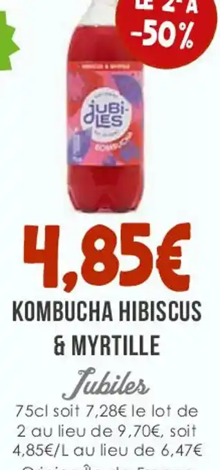 KOMBUCHA HIBISCUS & MYRTILLE