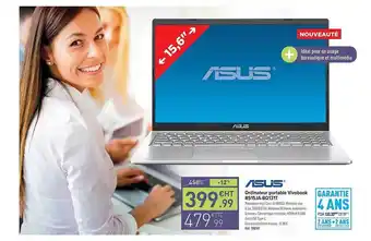 Top Office Ordinateur Portable Vivobook R515ja-bq131t Asus offre