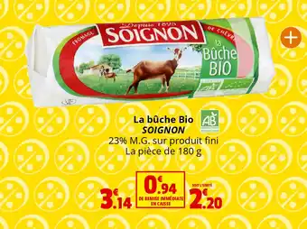 Coccinelle Express La bûche Bio SOIGNON offre
