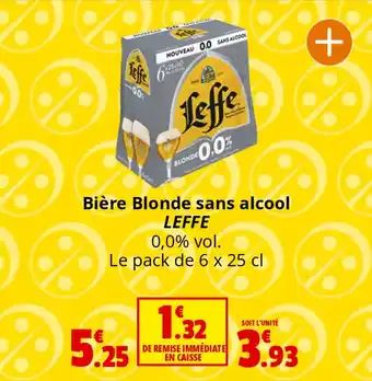 Coccinelle Express Bière Blonde sans alcool LEFFE offre