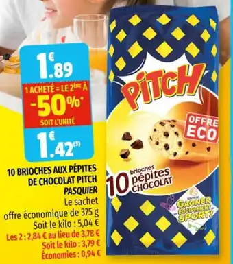 10 Brioches Aux Pépites
