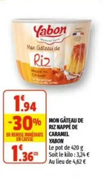 Coccimarket Mon Gâteau De Riz Nappé De Caramel offre