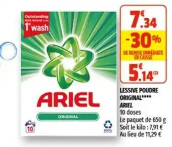 Coccimarket Lessive Poudre Original offre