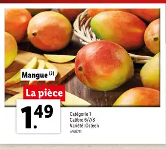 Lidl Mangue offre