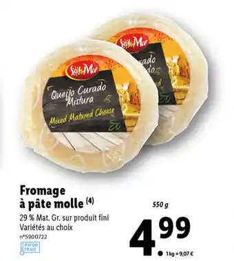 Lidl Fromage à Pâte Molle offre