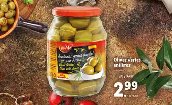 Lidl Olives Vertes Entières offre
