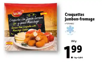 Lidl Croquettes Jambon-fromage offre