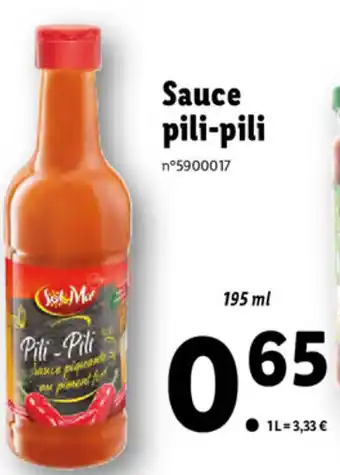 Lidl Sauce Pili-pili offre