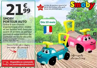 Smoby Porteur Auto