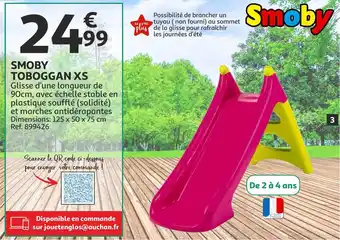 Auchan Direct Smoby Toboggan Xs offre