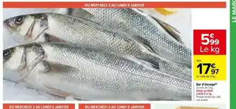 Carrefour Bar d'élevage offre