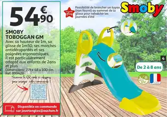 Auchan Direct Smoby Toboggan Gm offre