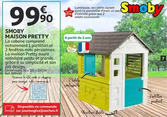 Auchan Direct Smoby Maison Pretty offre