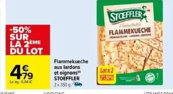 Carrefour Flammekueche aux lardons et oignons STOEFFLER offre