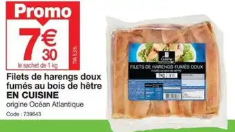 Filets de harengs doux fumés au bois de hêtre