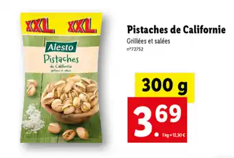 Lidl Pistaches De Californie offre
