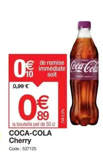 Promocash COCA-COLA Cherry offre