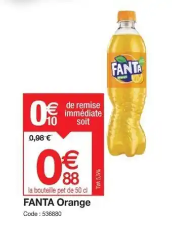 Promocash FANTA Orange offre