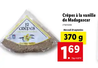 Lidl Crêpes à la Vanille De Madagascar offre